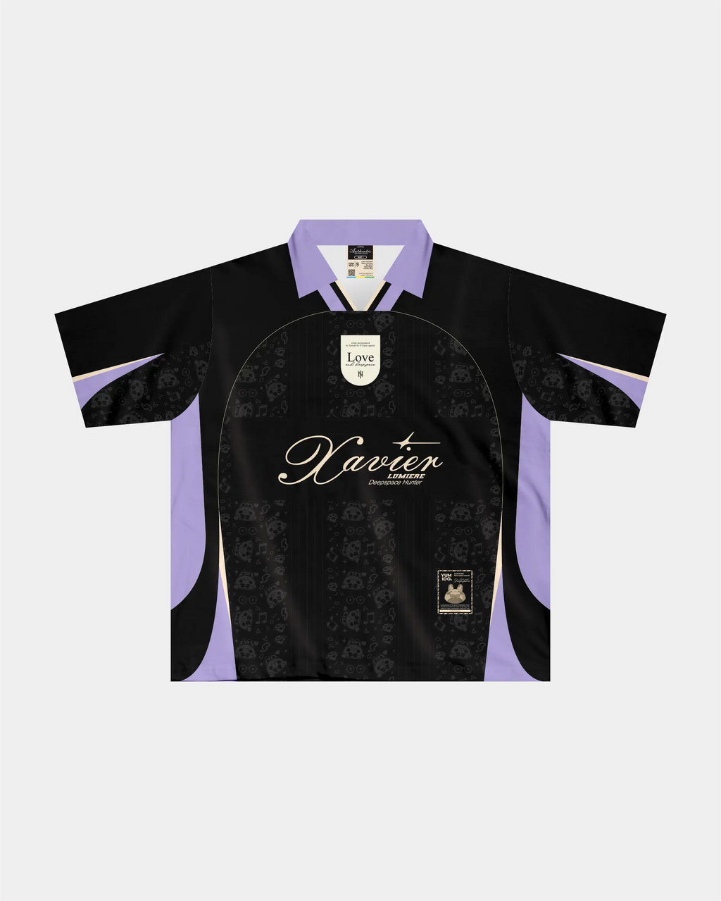 Dark Polo Jersey Xavier Love and Deepspace