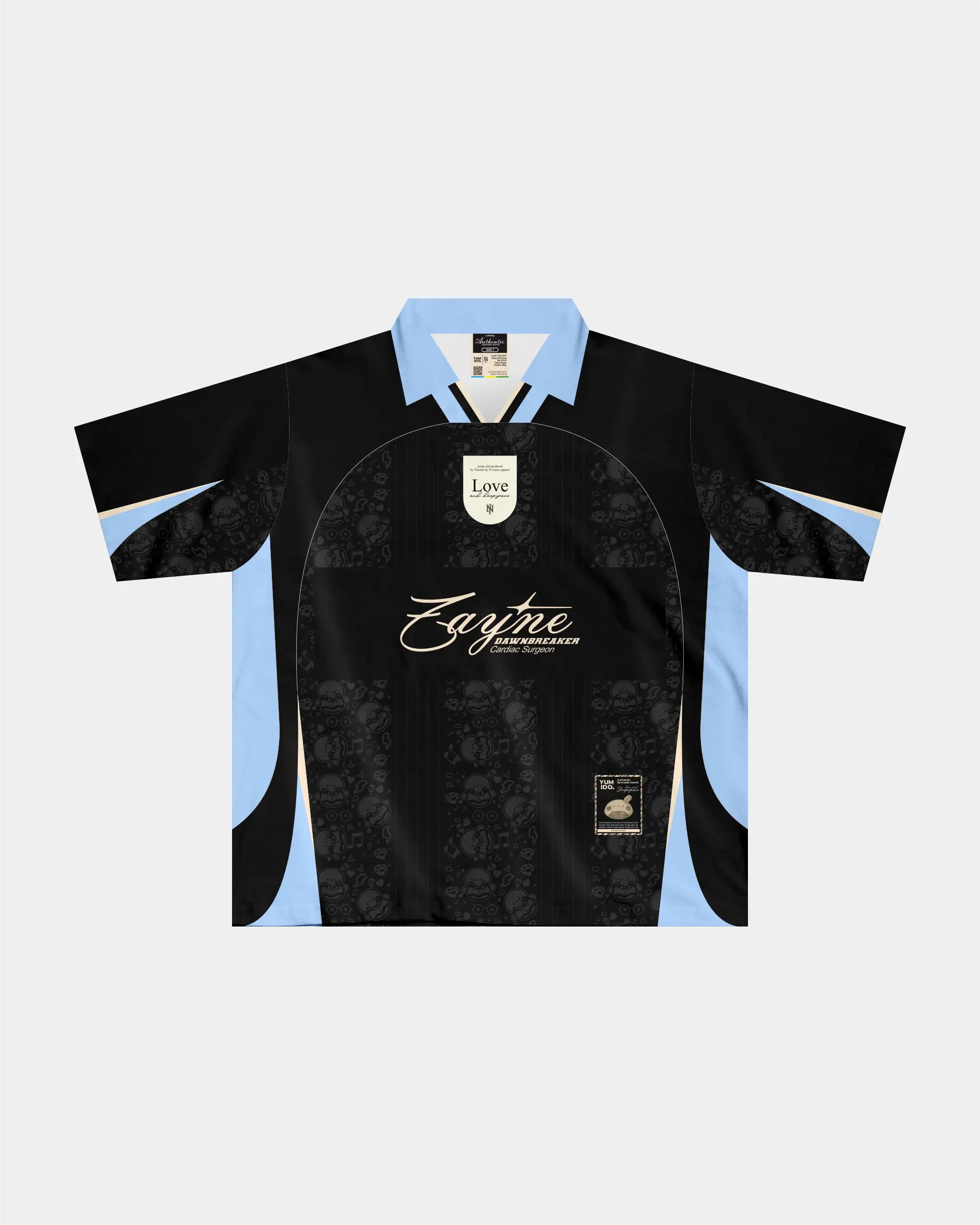 Dark Polo Jersey Zayne Love and Deepspace