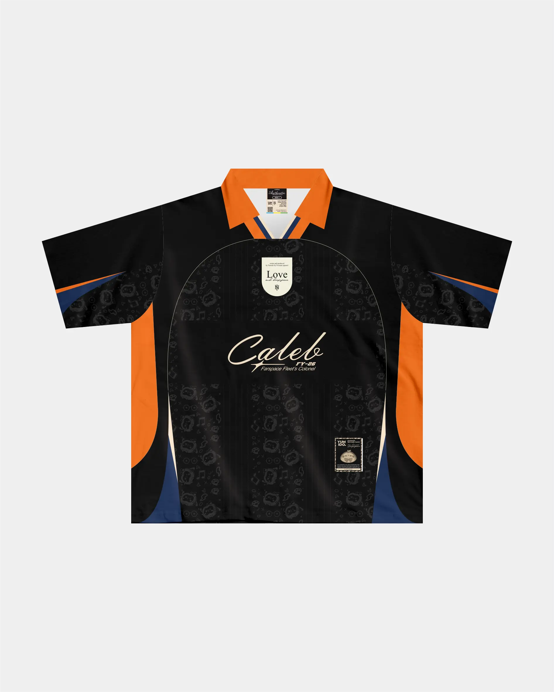 Dark Polo Jersey Caleb Love and Deepspace